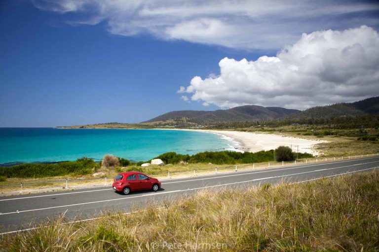 Driving down the East Coast on your Lap of Tasmania Road Trip -