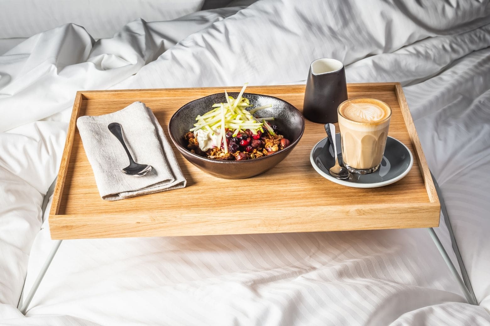 A private breakfast at Stillwater SEVEN - Launceston Accommodation - Tasmania Road Trip