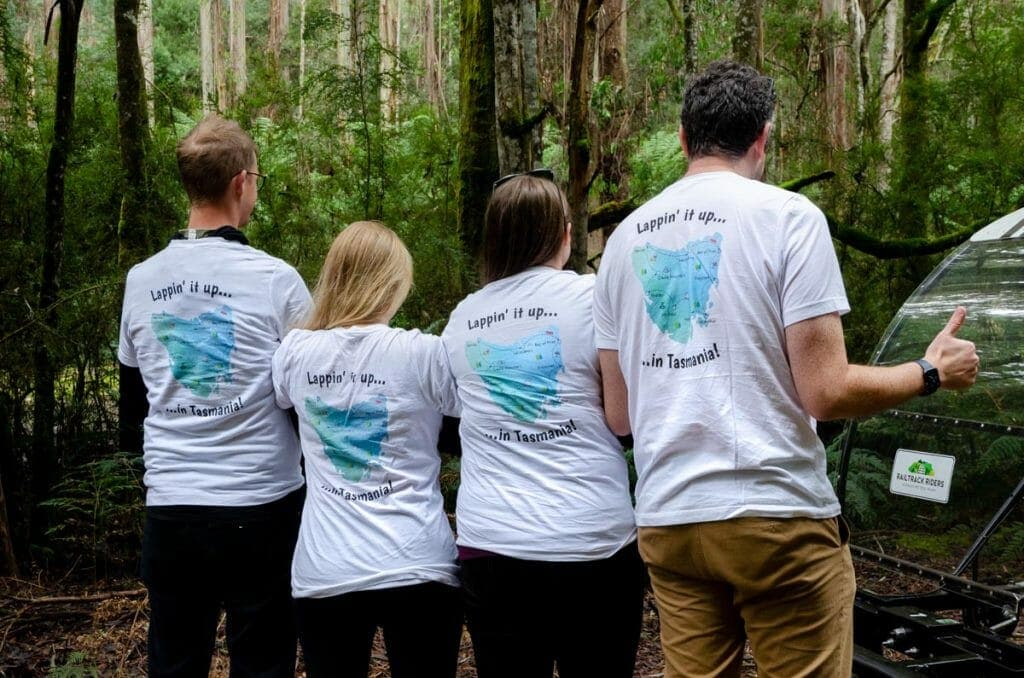 Lap of Tasmania T-Shirt - Back